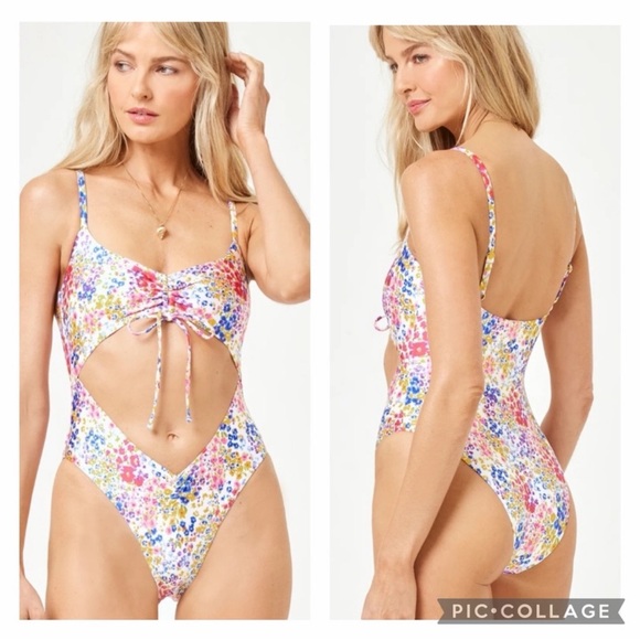 l*space Other - LSPACE x JVS Printed Solana One Piece Swimsuit, M